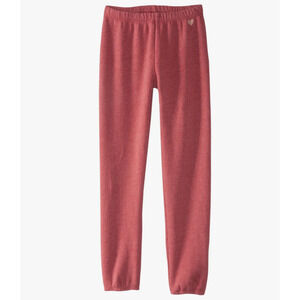 NWOT Spiritual Gangster Girls Heart Fave Sweatpants Dusty Rose Size 14